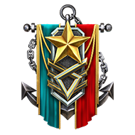 <b><font style='font-size:25px'>Мастер Ранговых боёв II</font></b><br> Получите 70 звёзд за победы в Ранговых боях. Учитывается только первое получение звезды в сезоне.<br>Выполняется в Ранговых боях на кораблях I-XI уровней.